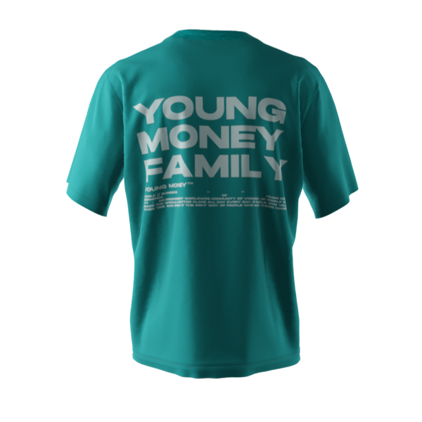 Young Money T-Shirt-Dark Turquoise