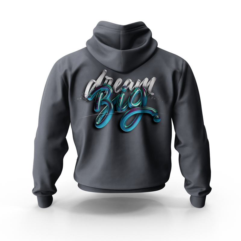 YM-Hoodie Big Dream-Gray