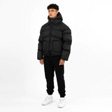 YMF PUFFER JACKET - BLACK