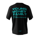 Young Money T-Shirt-Aqua Black