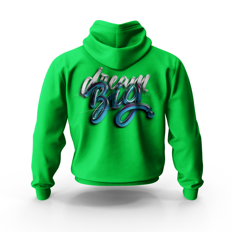 YM-Hoodie Big Dream-Green