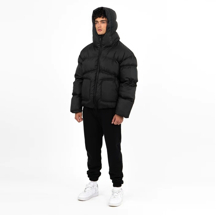 YMF PUFFER JACKET - BLACK