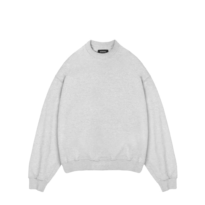 SWEATSHIRT - LIGHT MARL GREY