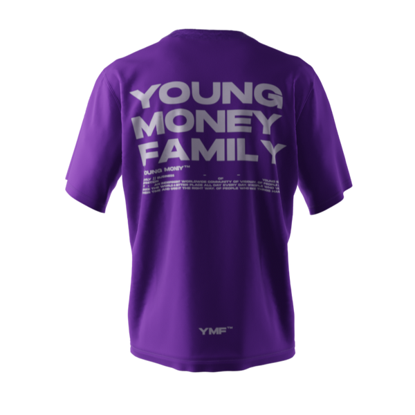 Young Money T-Shirt-Dark Violet