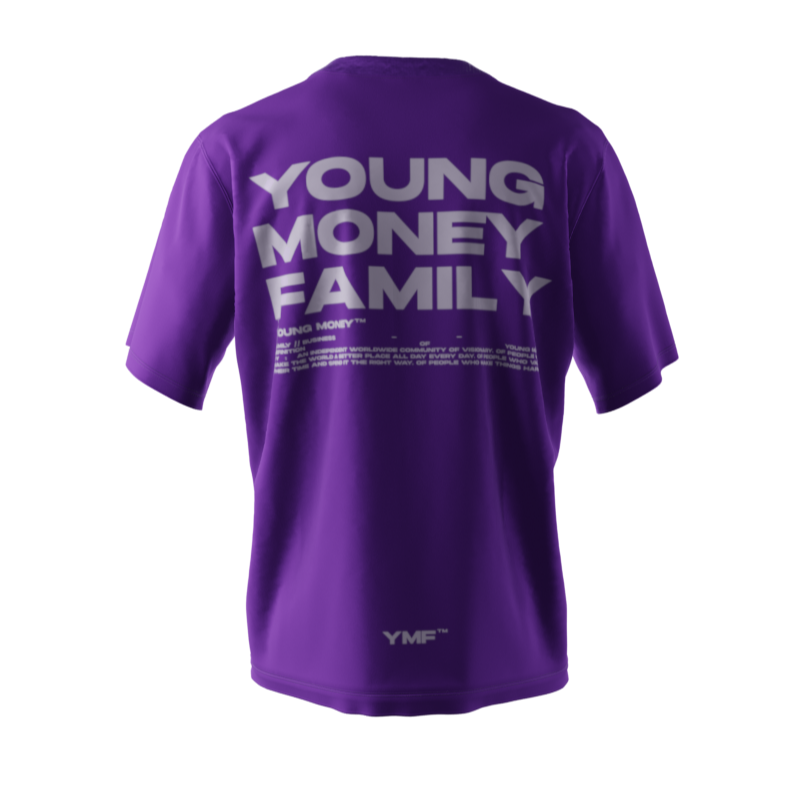 Young Money T-Shirt-Dark Violet