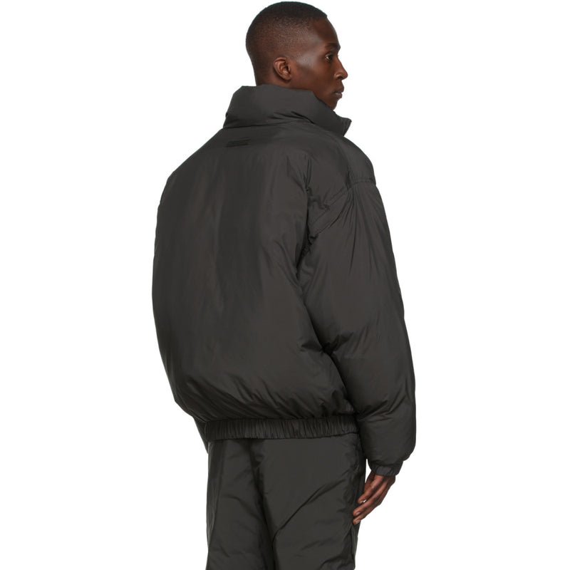 YMF Pullover Puffer Jacket-Black