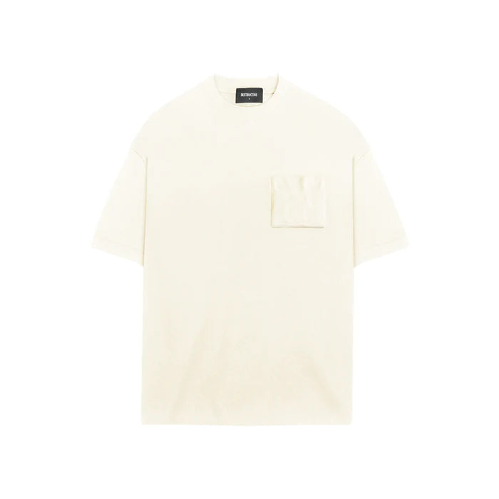 POCKET T-SHIRT - FLAT WHITE