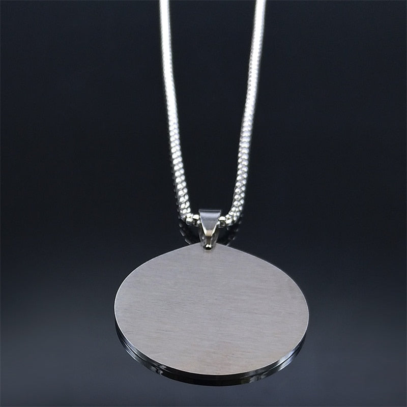 YMF™ Necklace Women/Men Silver Color
