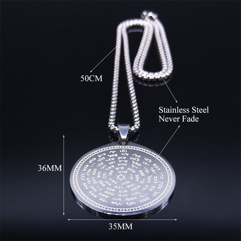 YMF™ Necklace Women/Men Silver Color