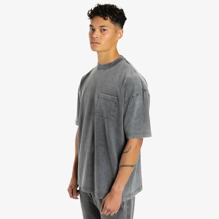 POCKET T-SHIRT - VINTAGE GREY