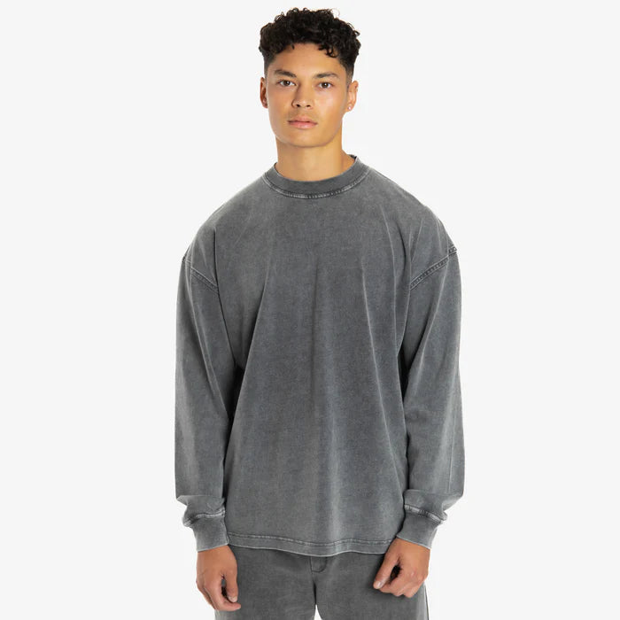 LONG SLEEVE T-SHIRT - VINTAGE GREY