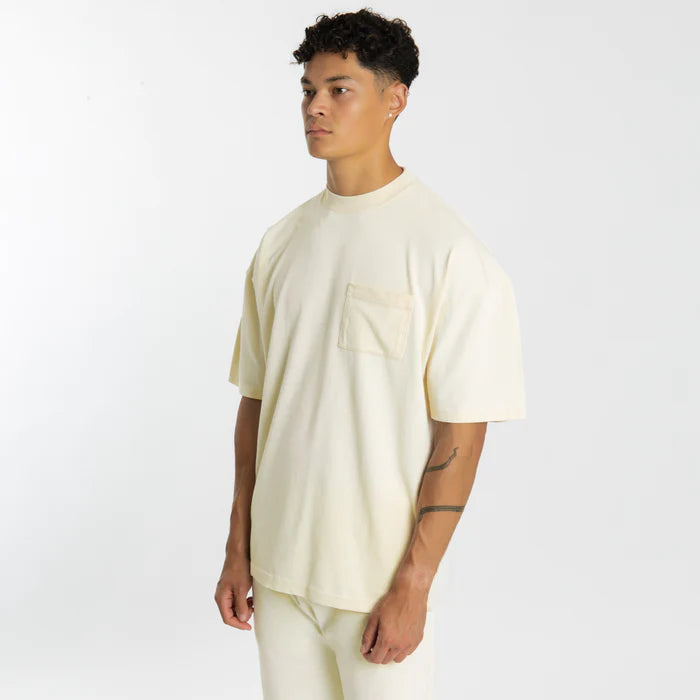 POCKET T-SHIRT - FLAT WHITE