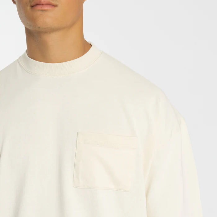 POCKET T-SHIRT - FLAT WHITE