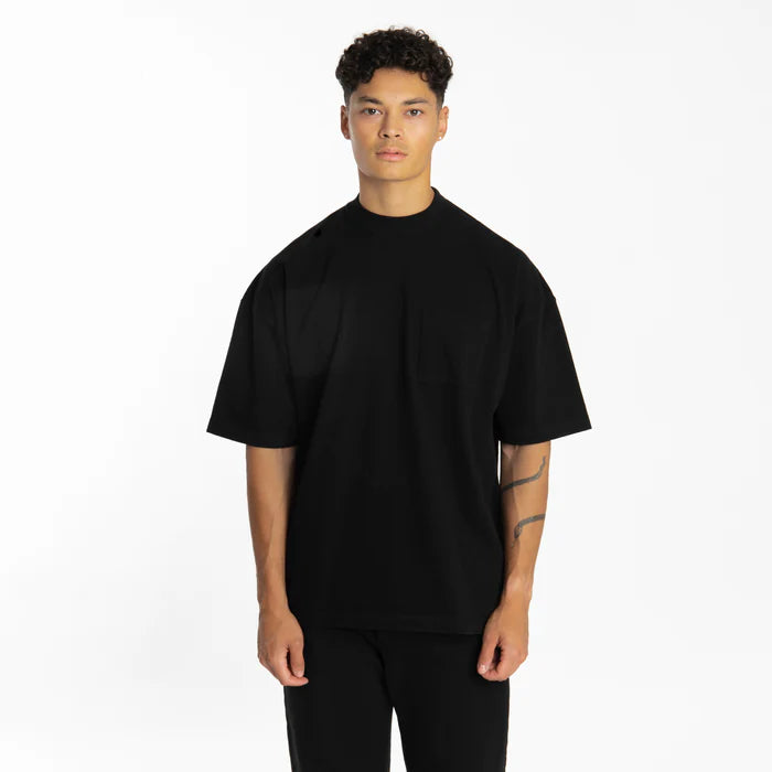 POCKET T-SHIRT - BLACK