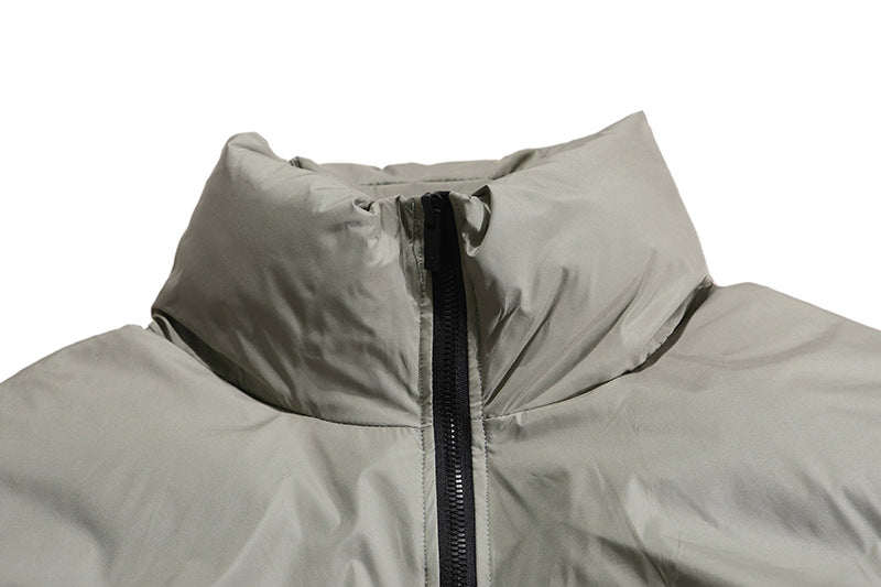 YMF Pullover Puffer Jacket-Grandma ash