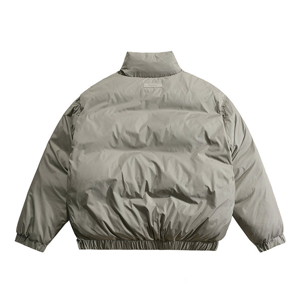 YMF Pullover Puffer Jacket-Grandma ash