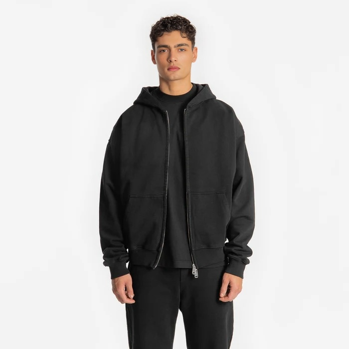 YMF Zip Hoodie - Black