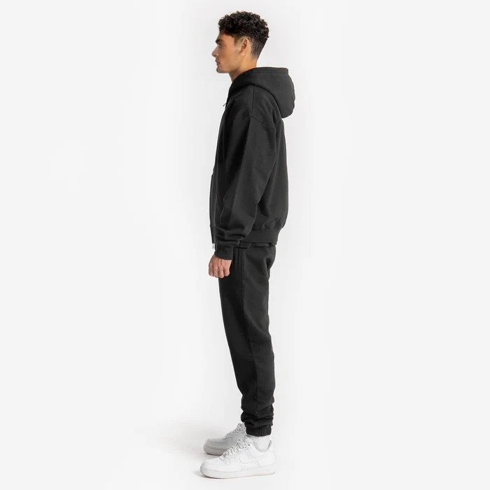 YMF Zip Hoodie - Black