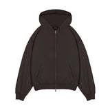 YMF Zip Hoodie - Dark Mocha