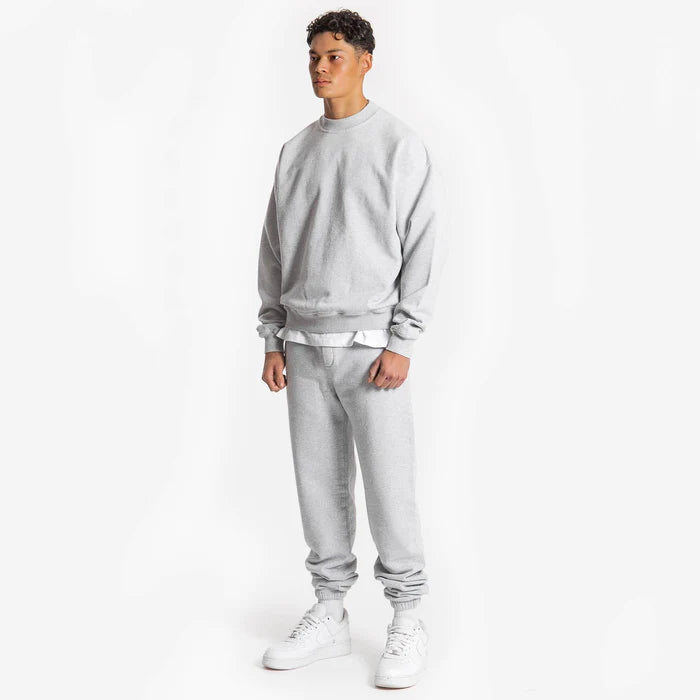 SWEATSHIRT - LIGHT MARL GREY