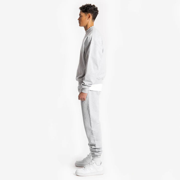 SWEATSHIRT - LIGHT MARL GREY