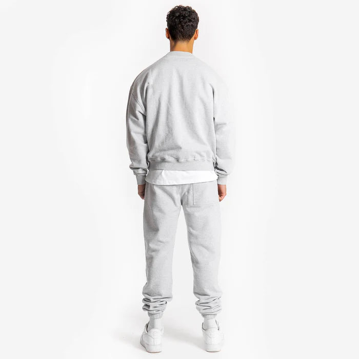 SWEATSHIRT - LIGHT MARL GREY