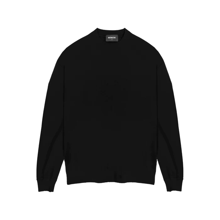 LONG SLEEVE T-SHIRT - BLACK