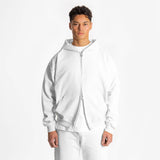 YMF Zip Hoodie - White