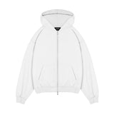 YMF Zip Hoodie - White