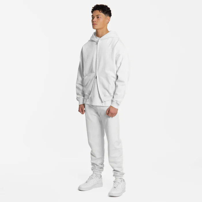 YMF Zip Hoodie - White